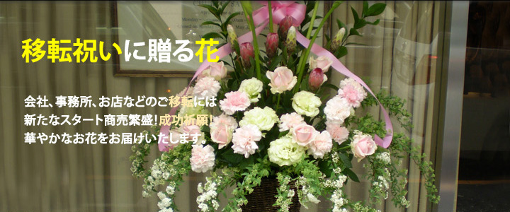 移転祝い 新宿 花屋 Flowershop Ivy フラワーショップアイビー